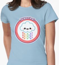 Rainbow Rain Cloud Women's Fitted T-Shirt