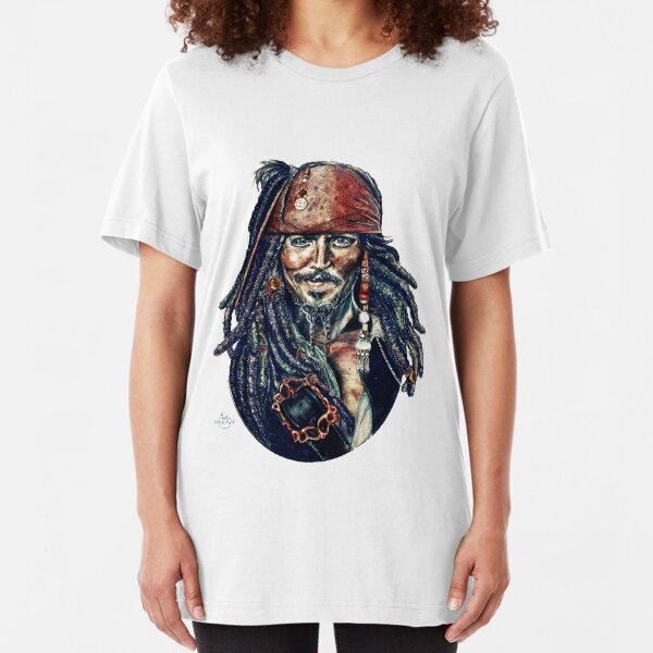 Cap'n Jack Sparrow by Indigo East Slim Fit T-Shirt