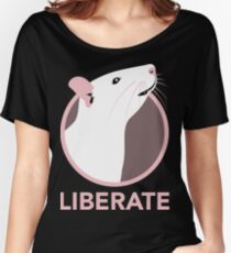 Camiseta ancha para mujer Liberar (Rata)