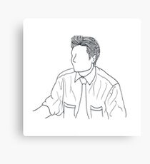 Mulder Outline Canvas Print