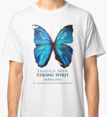 Beautiful Blue Butterfly Proceeds donated to DebRa.org Classic T-Shirt
