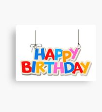 Happy Birthday Canvas Print
