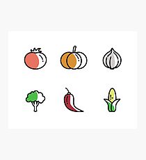 Fresh Vegetables Photographic Print