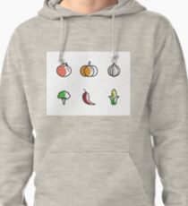 Fresh Vegetables Pullover Hoodie