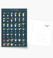 Cocktails Postkarten