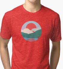 Mt Fuji from Hakone National Park Tri-blend T-Shirt
