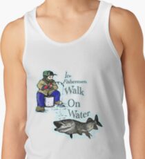 Ice fishing muskie Tank Top