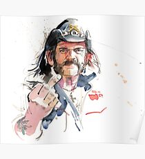 Lemmy. Lead singer of Motorhead. Poster