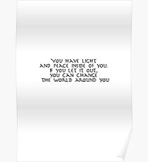 Iroh quote 1 Poster