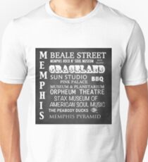 Memphis Famous Landmarks Unisex T-Shirt
