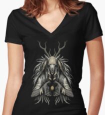 The Supplicant Women's Fitted V-Neck T-Shirt
