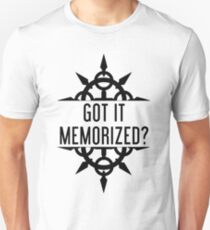 Got It Memorized? - Black Unisex T-Shirt