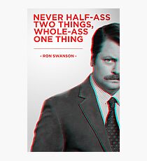 Ron Swanson Photographic Print