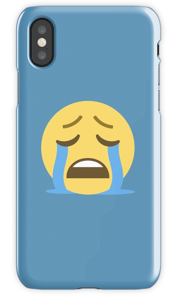 😭 Loudly Crying Face Emoji on Apple iOS 9.3