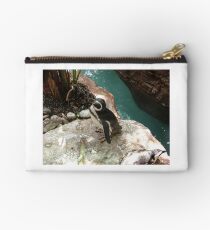 "Back-footed Penguin" by Carter L. Shepard" Studio Pouch