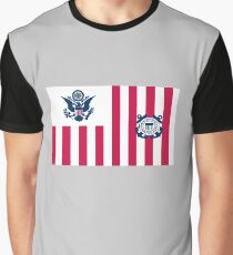 Ensign der US-Küstenwache Grafik T-Shirt
