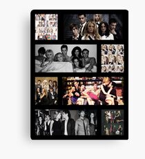 Gossip Girl Cast Canvas Print