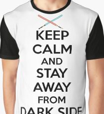 Keep Calm Dark Side Graphic T-Shirt