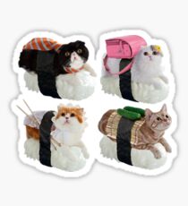 Pegatina Sushi Cat