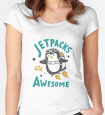 Jetpacks are Awesome Women's Fitted Scoop T-Shirt