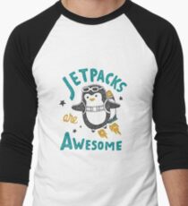 Jetpacks are Awesome Men's Baseball ¾ T-Shirt