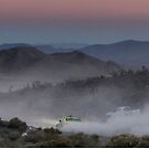 Desert Rally Sunset Landscape by ponycargirl