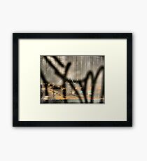 Astoria Graffiti Framed Print