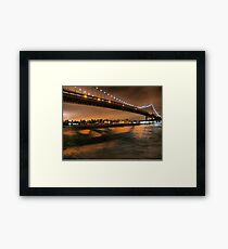 The Lights of the Triborough Bridge Framed Print