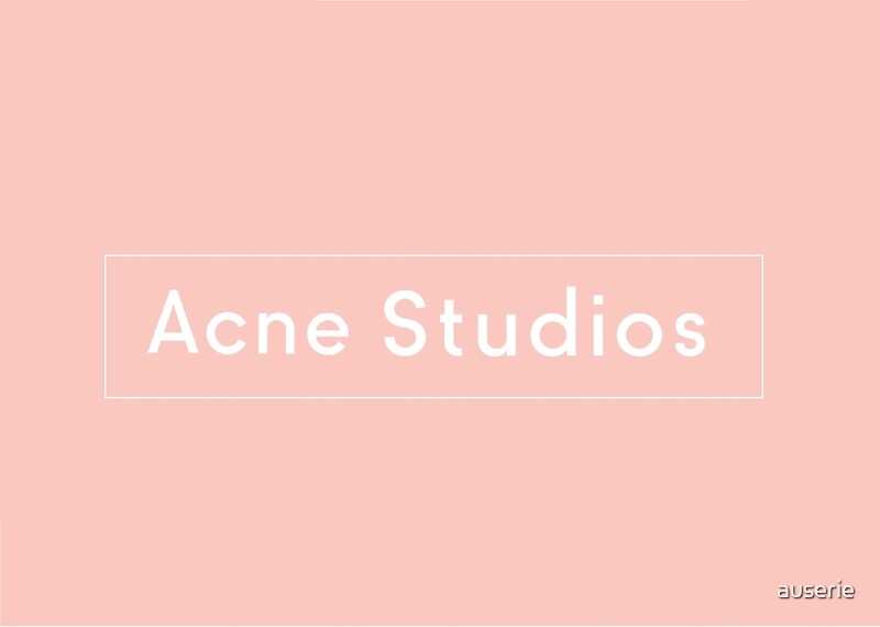 "Acne Studios" Posters by auserie | Redbubble