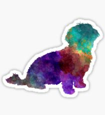 Havanese in watercolor Sticker