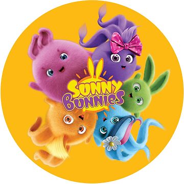 Sunny Bunnies - Bunnies and Logo (Orange Circle)