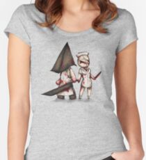 Silent Plushie Hill Women's Fitted Scoop T-Shirt