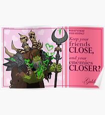 Warlord Valentine- Guldan Poster