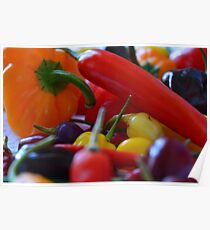 Chilli peppers Poster