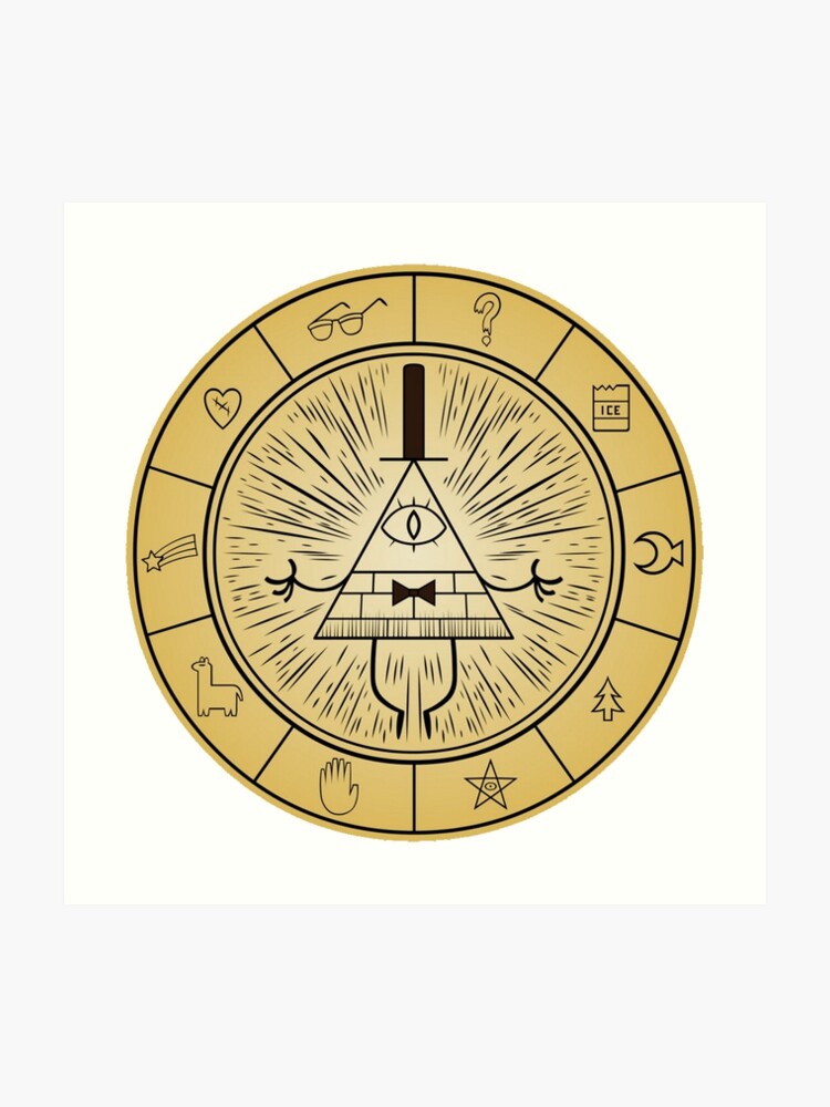 Gravity Falls Invoice Cipher Wheel Artwork Print photo about Cipher Wheel Printable called Gravity Falls Invoice Cipher Wheel Artwork Print