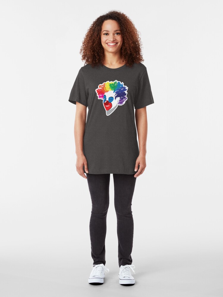 Alternate view of Class Clown: Clowning around Slim Fit T-Shirt
