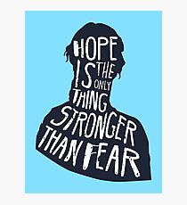 Hunger Games Quote Photographic Print