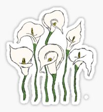 Calla Lillies Sticker