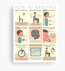 How to Meditate Canvas Print