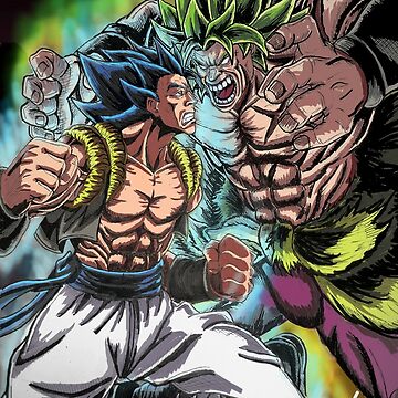 Gogeta Blue vs Broly Greeting Card by Lac Lac