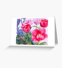 Pink Ladies Greeting Card