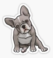 Grey Frenchie Sticker
