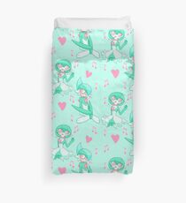Minty Romance Duvet Cover