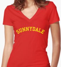 Sunnydale High School - Buffy Women's Fitted V-Neck T-Shirt