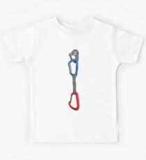 Klettern Karabiner Kinder T-Shirt