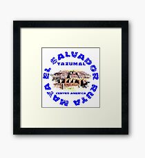 Ruinas del Tazumal Ruta Maya Framed Print