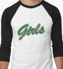 Girls (Green) Men's Baseball ¾ T-Shirt