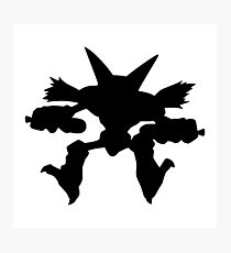 Alakazam silhouette Photographic Print