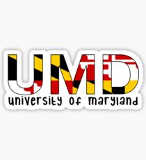 University of Maryland - Flag Sticker
