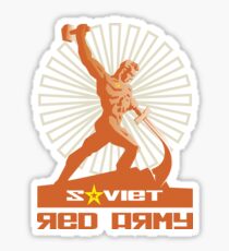 SOVIET RED ARMY SCULPTURE Sticker